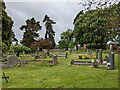 SO4439 : Churchyard at St. Michael & All Angels church (Eaton Bishop) by Fabian Musto