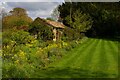 TL2870 : Gardens, Hemingford Manor by Christopher Hilton