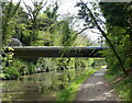 Pipebridge across the Worcester and Birmingham Canal