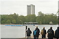 View of the Hilton Park Lane from Hyde Park #2