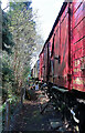 Severn Valley Railway - vans in the yard at Bewdley