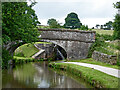 SJ9553 : Hazelhurst Lock Bridge west of Denford, Staffordshire by Roger  Kidd