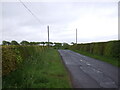 Minor road near Mossbog Cottage