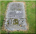 NK0347 : 18th Century grave-slab, Longside kirkyard by Bill Harrison