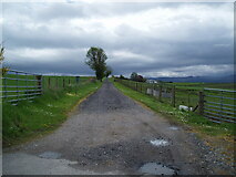 NH5756 : Farm road near Easter Kinkell by Douglas Nelson