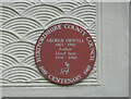 TL2933 : George Orwell's plaque, Wallington by Humphrey Bolton