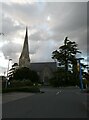 St Peter, Bengeworth: at twilight