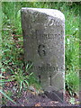 West face of Old Milestone on the Ayr Road (A70)