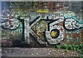 "K3" - Old graffiti under an old railway bridge