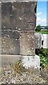 Benchmark on parapet of bridge at Smalmstown