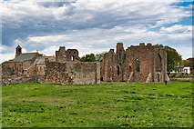 NU1241 : Lindisfarne Priory by David Dixon