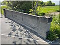 North-west parapet of a bridge on wragby Road East