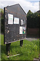 Church noticeboard, Twycross