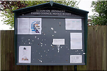 SP3874 : Ryton on Dunsmore Parish Council Notice Board by Stephen McKay