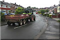 ST3090 : Tractor and trailer, Malpas, Newport by Jaggery
