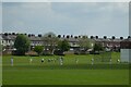 Cricket match in progress