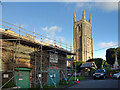 Building work near the Church