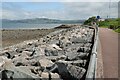 Sea wall defences near Rhos Point