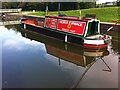 SK3115 : Barge on the Ashby de la Zouch Canal at Moira by A J Paxton