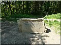 Commemorative stone in Holley Park