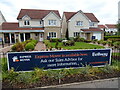 Showhomes for new development on Irvine Road, Kilmarnock