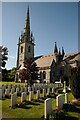 SJ0075 : War graves and Bodelwyddan church by Philip Halling