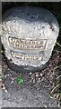 Milestone on NE side of A7 SE of centre of Longtown