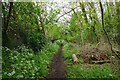 Public footpath near Droitwich Spa, Worcs