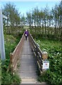 NO7463 : Footbridge at Cocklem Bents by Oliver Dixon
