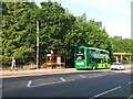 Bus shelter on Abbey Road