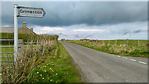 HY3115 : 'T' Junction, road to Grimeston by Mick Garratt