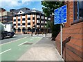 Cycle route signage, Northern Street