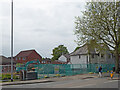 Demolition site by Aldi at Fighting Cocks, Wolverhampton