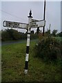 Direction Sign ? Signpost in Frandley, Antrobus parish