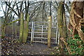 TQ6464 : Kissing gate, Hopehill Wood by N Chadwick