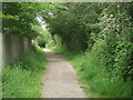 Public footpath along the eastern boundary of Broadlands, Bridgend (2)