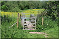 Gated footbridge, The Bryn