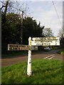 Direction Sign ? Signpost at Cole