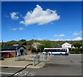 Fair weather clouds over Ystradgynlais