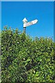 Direction Sign ? Signpost on Over Stowey Road, in Over Stowey parish