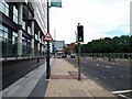 Wind warning, Victoria Road, Leeds