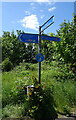 National Cycle Route 77 fingerpost, Invergowrie