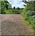 Footbridge over small stream