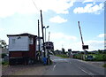 Level crossing and signal box, Errol Station