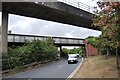 Railway bridges over Saxon Street, Bletchley