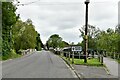 Amesbury: Road and footbridges over the River Avon