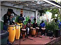 SP3480 : Zimbabwean drummers at Canal Festival, Coventry Peace House by A J Paxton