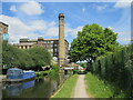 SE1416 : Aspley Basin and Turnbridge Mills, Huddersfield by Malc McDonald