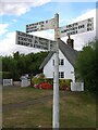 Direction Sign ? Signpost opposite Crow Street in Henham