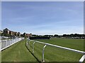 SP1953 : The home straight at Stratford-upon-Avon racecourse by Richard Humphrey